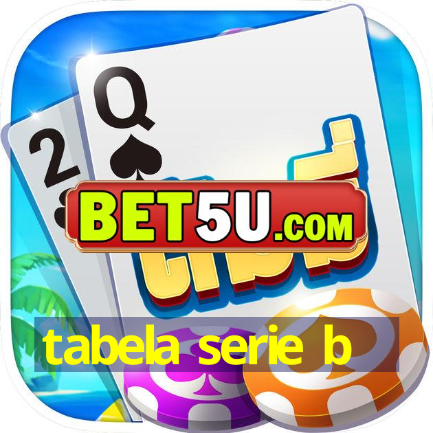 tabela serie b